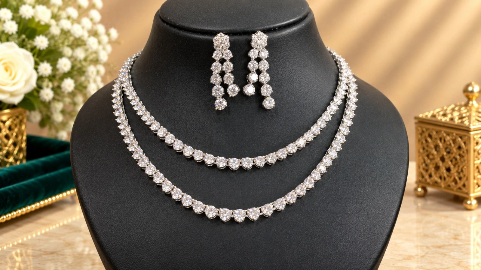 Contemporary Diamond Mangalsutra Design