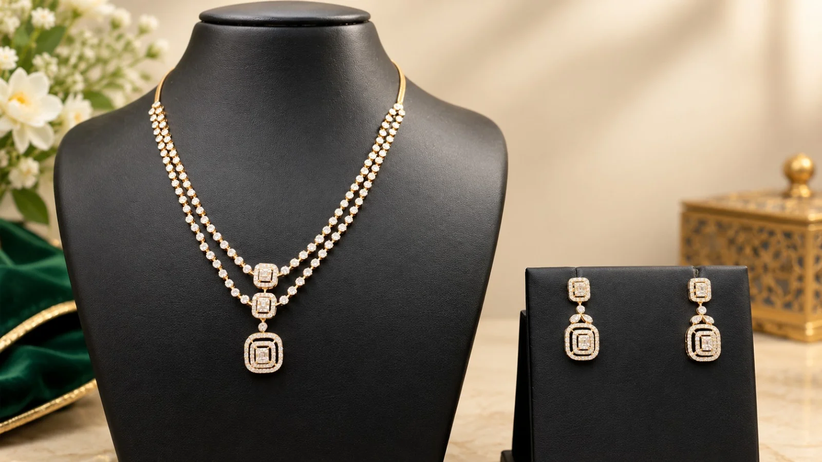 Royal Gold & Black Beads Mangalsutra